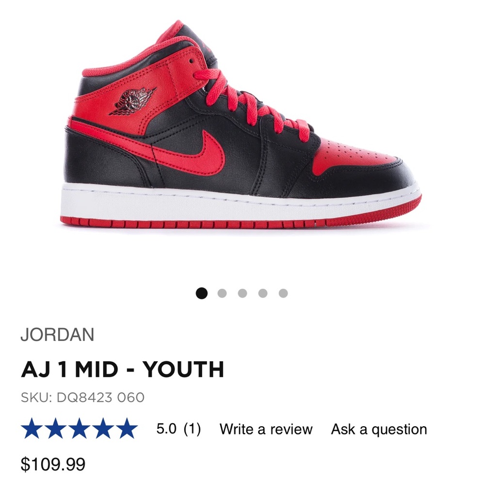 Nike Court Borough Mid 2 (GS) - Picture 5 of 12